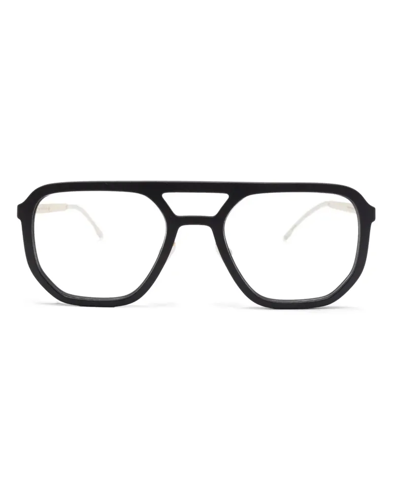 Mykita Brille mit Oversized-Gestell - Schwarz Schwarz