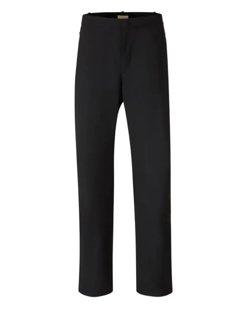 Herno Hose mit Reißverschlusstasche - Schwarz Schwarz