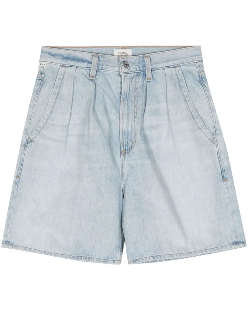 Citizens of humanity Maritzy Jeans-Shorts mit weitem Bein Blau