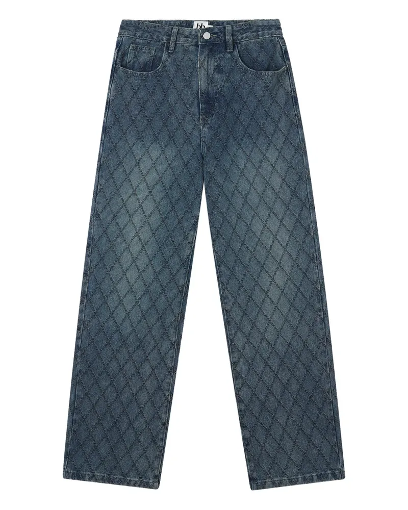 b+ab embellished jeans - Blau Blau