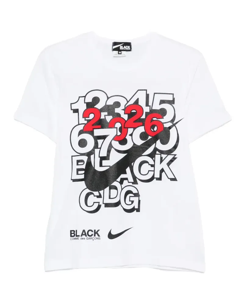 Comme des Garçons graphic-print T-shirt - Weiß Weiß