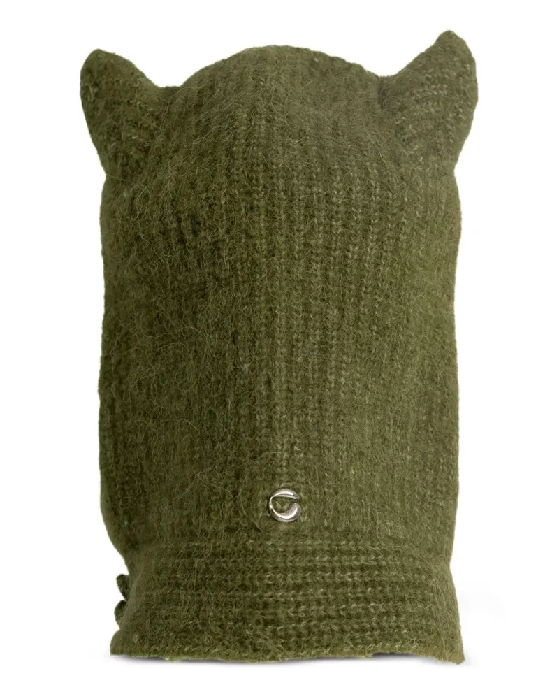 COPERNI Gestrickte Beanie mit Horn - Grün Grün
