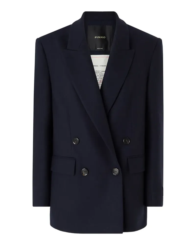 Pinko double-breasted blazer - Blau Blau