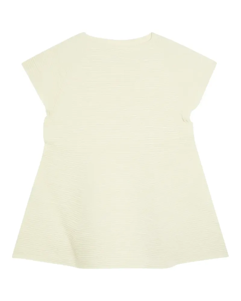 Issey Miyake Geripptes Kleid - Nude Nude