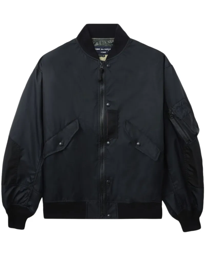 Comme des Garçons Bomberjacke mit Reißverschluss - Schwarz Schwarz