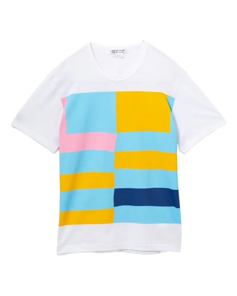 Comme des Garçons T-Shirt mit rundem Ausschnitt - Weiß Weiß