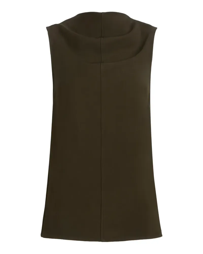 Proenza Schouler Defni top in eco hammered viscose - Grün Grün