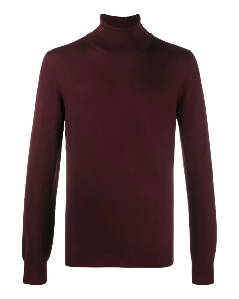 BARBA Pullover mit Rollkragen - Rot Rot