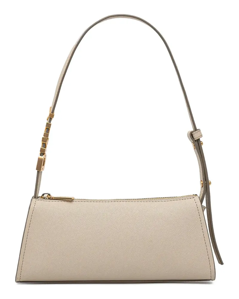 DKNY Kleine Avril Schultertasche mit Reißverschluss - Nude Nude