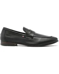 Tommy Hilfiger Penny-Loafer aus Leder Schwarz