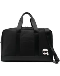 Karl Lagerfeld Reisetasche mit Ikonik Karl-Applikation Schwarz