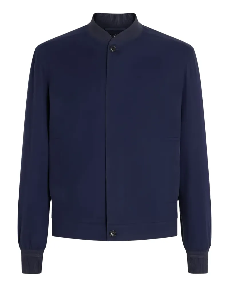 Ermenegildo Zegna button cashmere coat - Blau Blau