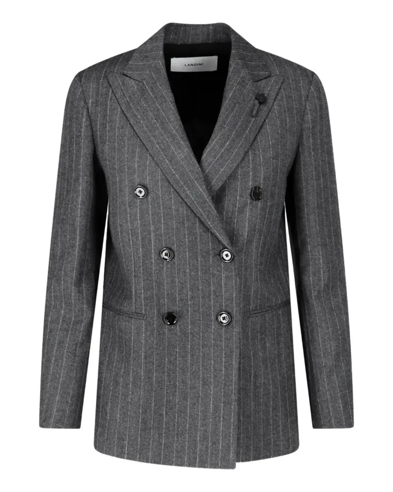 LARDINI Doppelreihiger Blazer mit Nadelstreifen - Grau Grau