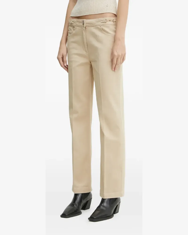 MARCIANO Los Angeles chain-detail five-pocket jeans - Nude Nude