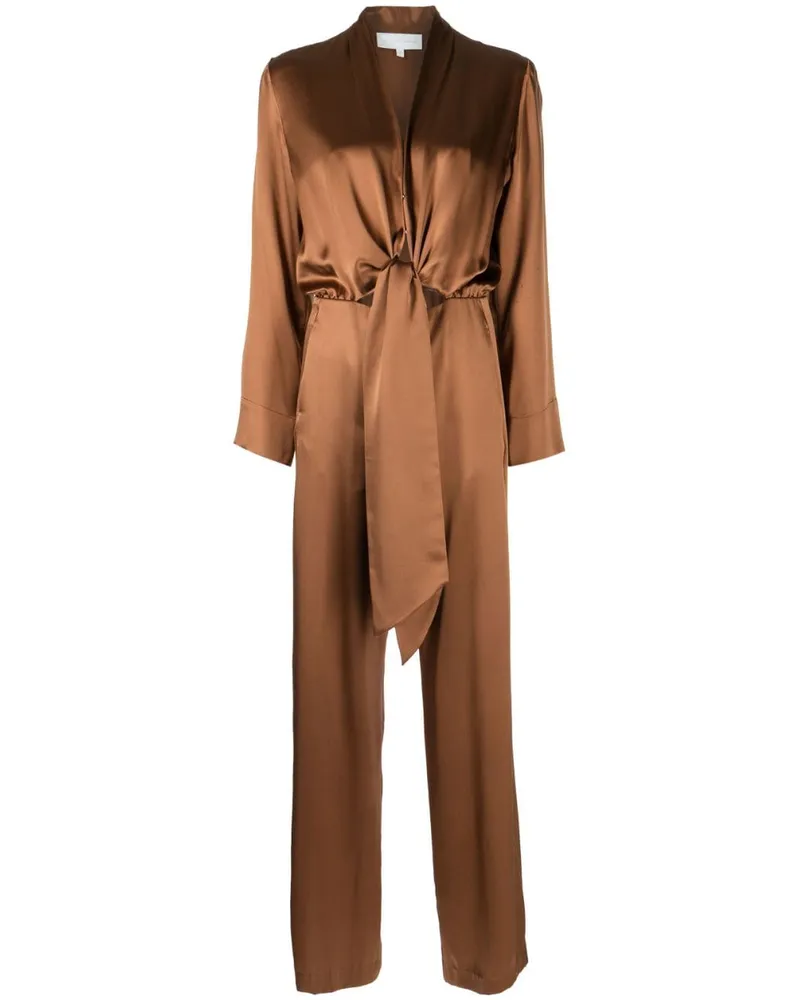 mason by michelle mason Jumpsuit im Kimono-Look - Braun Braun