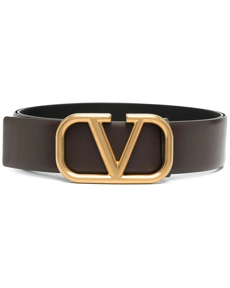 Valentino Garavani VLogo Signature Gürtel 40mm - Braun Braun