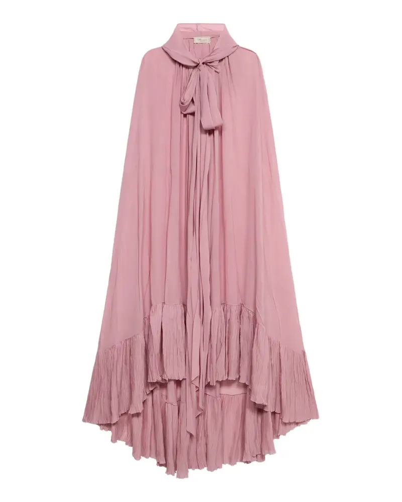 Blumarine hooded cape dress - Rosa Rosa