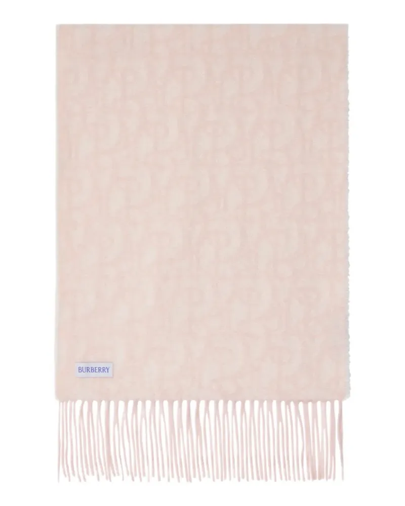 Burberry Schal mit B-Anhänger - Rosa Rosa