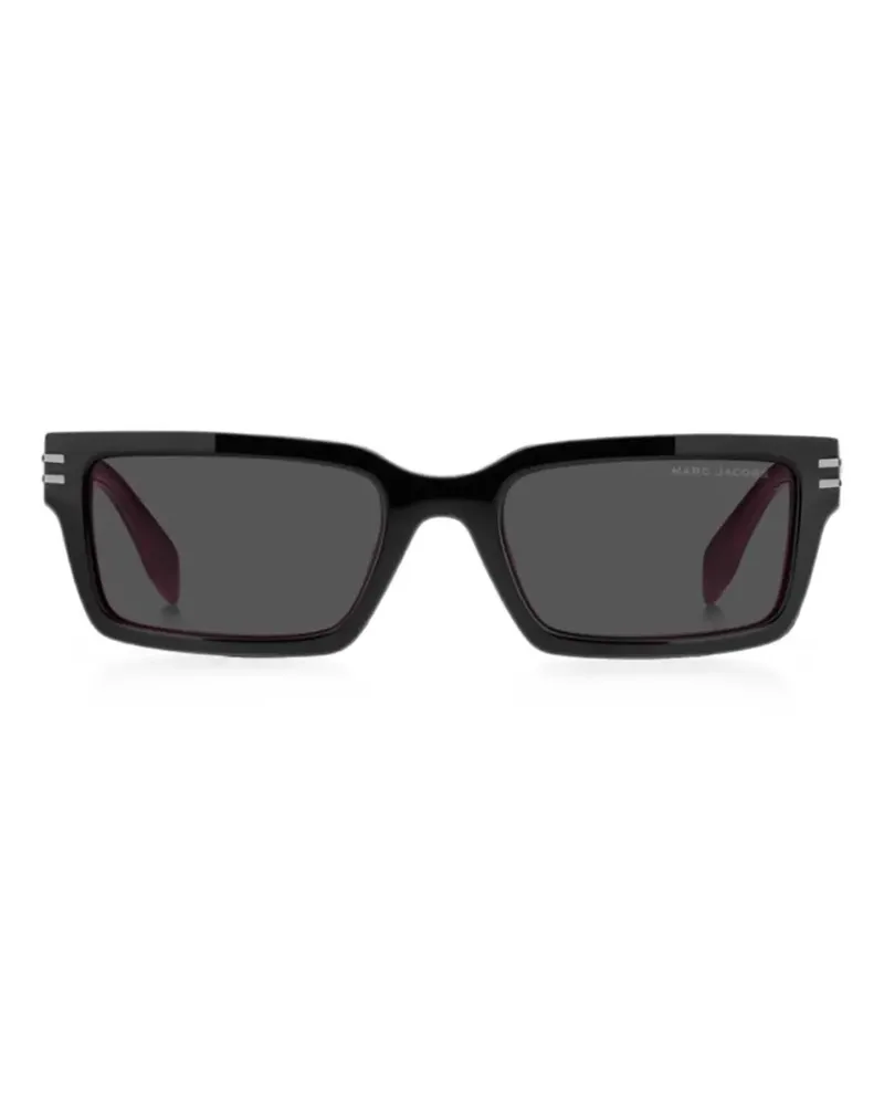 Marc Jacobs Sonnenbrille mit eckigem Gestell - Schwarz Schwarz