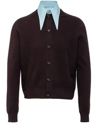 Prada Cardigan aus Kaschmir Braun