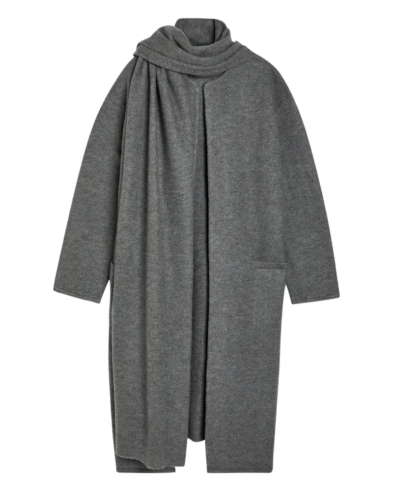 Maria Mcmanus draped merino-wool coat - Grau Grau