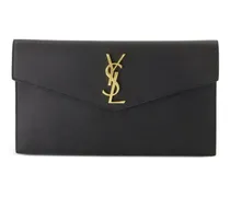 Mittelgroße Clutch mit Monogramm - Schwarz