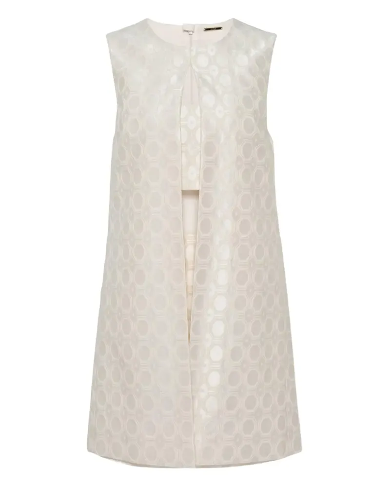 Alexis Asha jacquard-pattern midi dress - Nude Nude