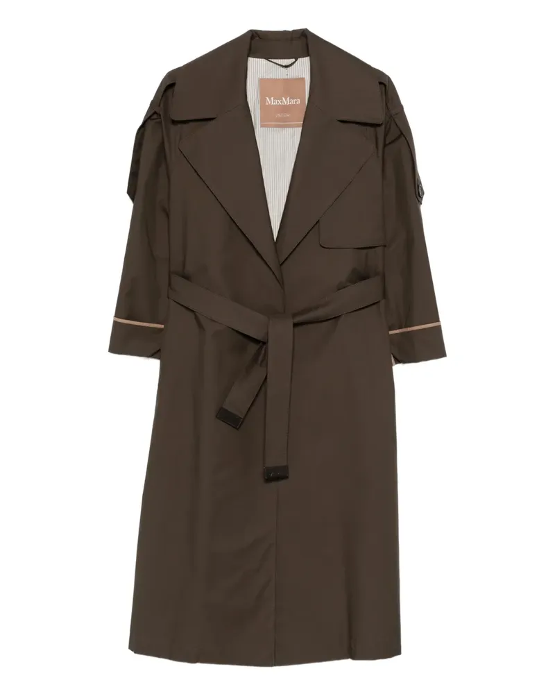 Max Mara belted trench coat - Grün Grün
