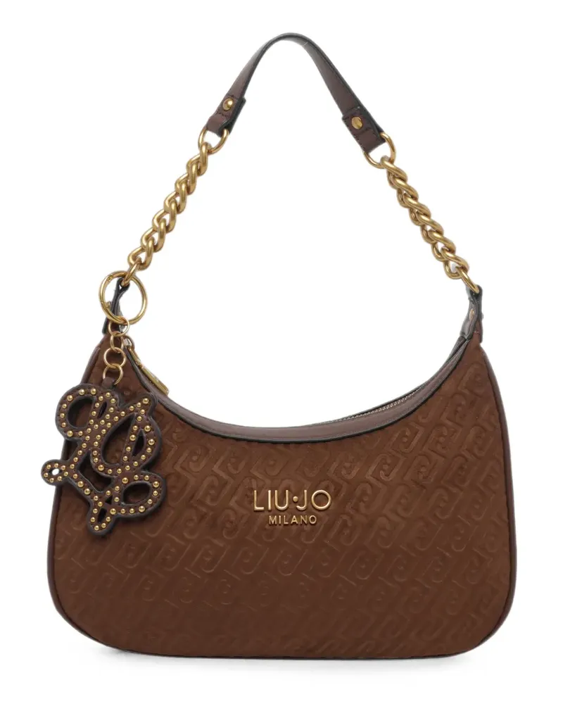 Liu Jo monogram-embossed chain-link tote bag - Braun Braun