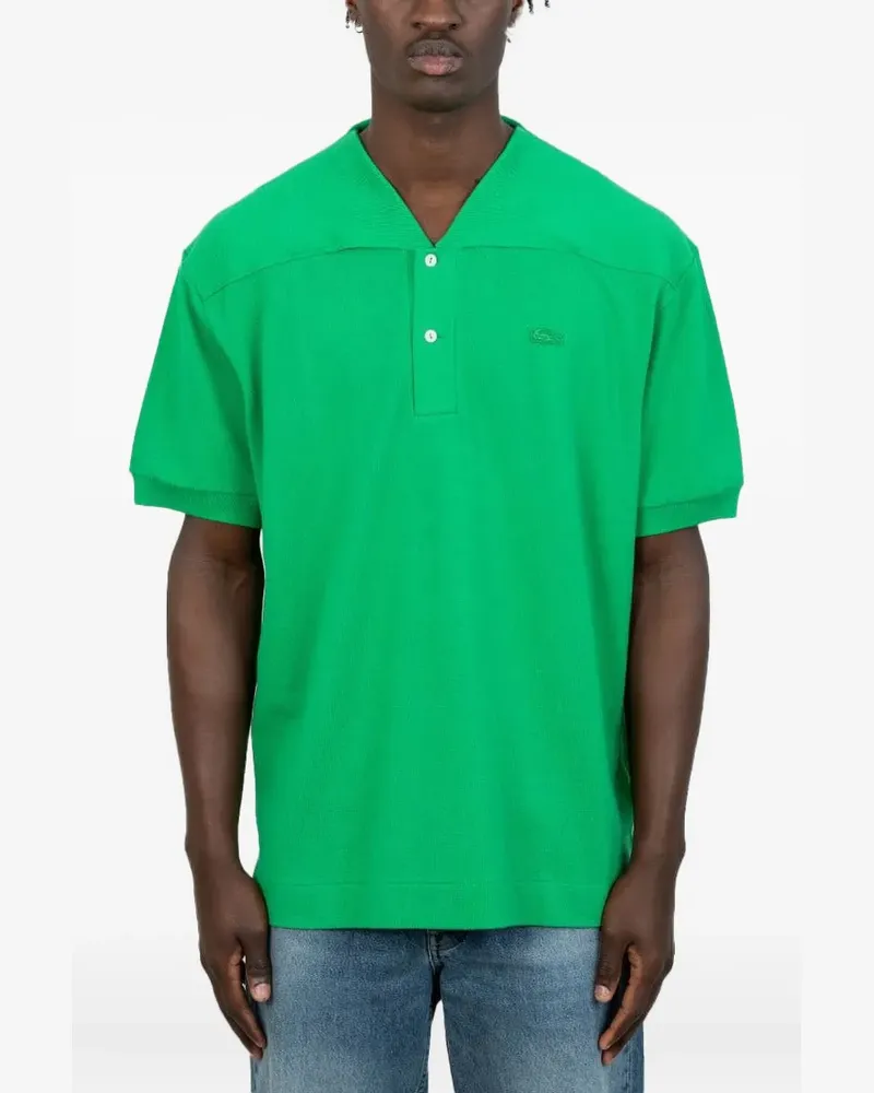 Lacoste Poloshirt mit Logo-Applikation - TAUPE Taupe