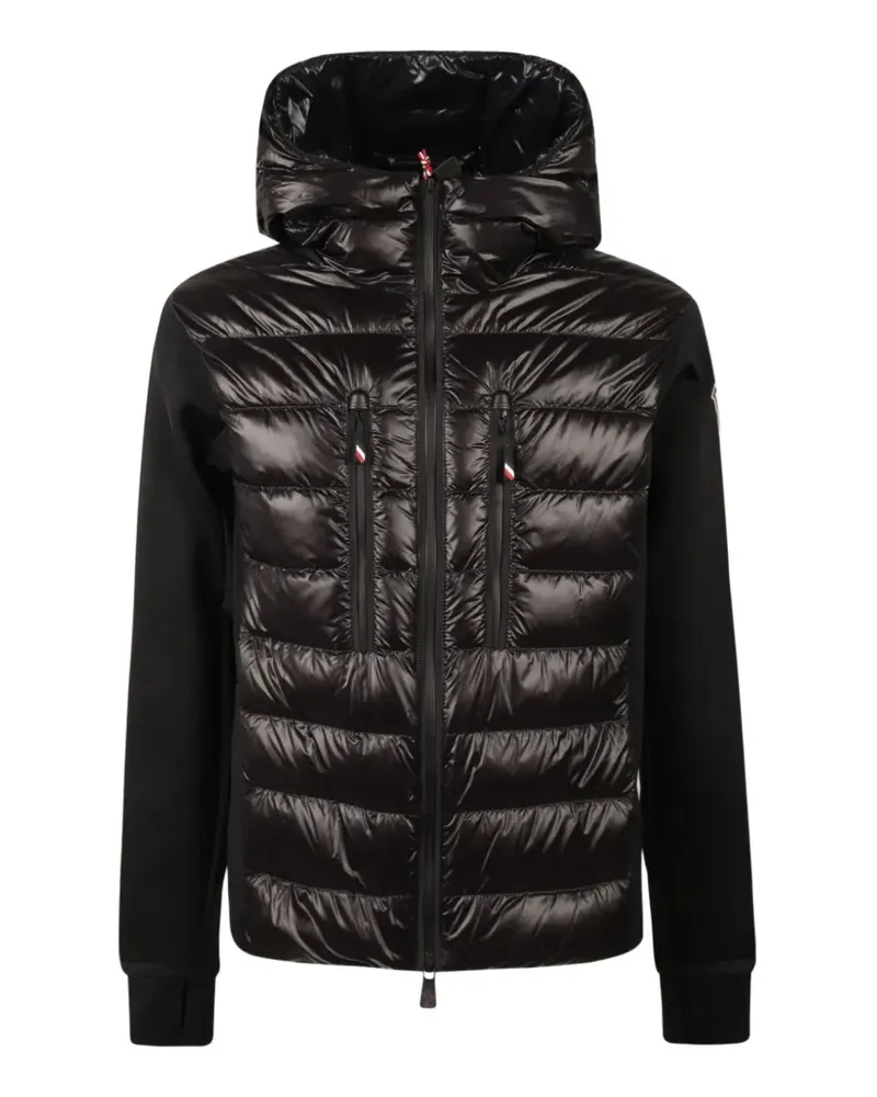 Moncler Jacke mit gesteppten Einsätzen - Schwarz Schwarz