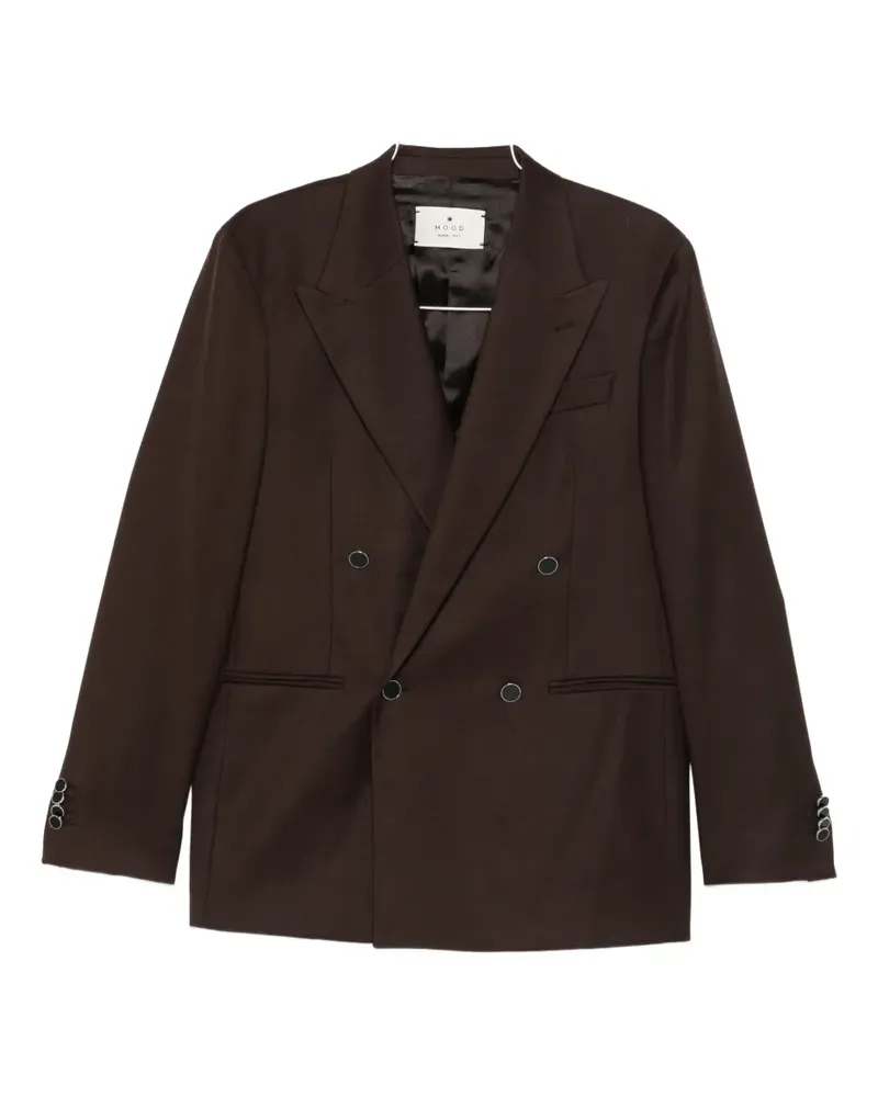 Manuel Ritz double-breasted blazer - Braun Braun
