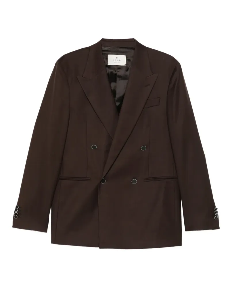 Manuel Ritz double-breasted blazer - Braun Braun