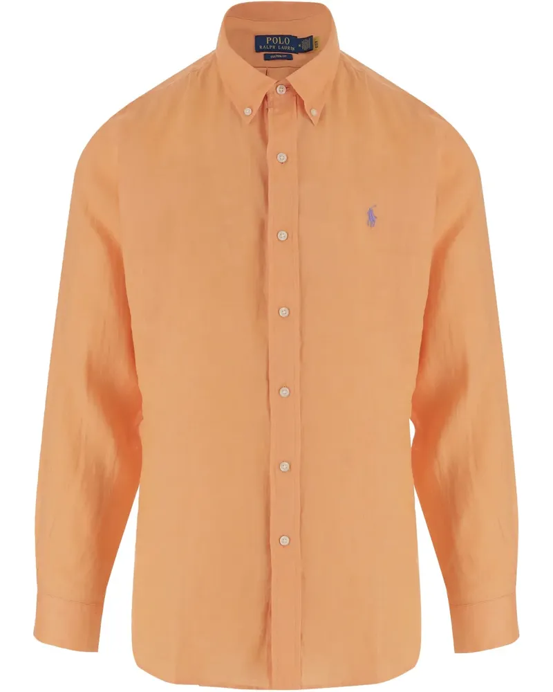 Ralph Lauren Hemd aus Leinen - Orange Orange