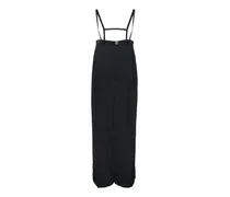 Schwarze Latzhose