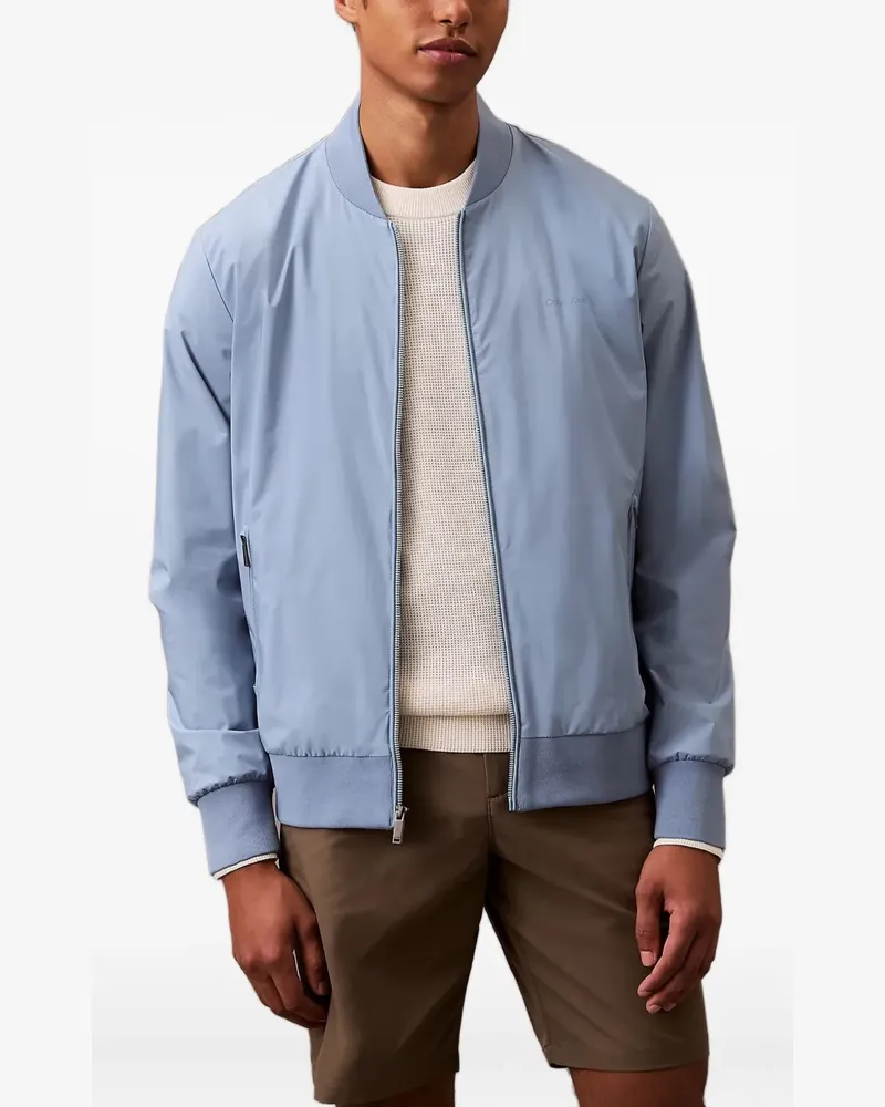 Calvin Klein Bomberjacke mit Reißverschluss - Blau Blau