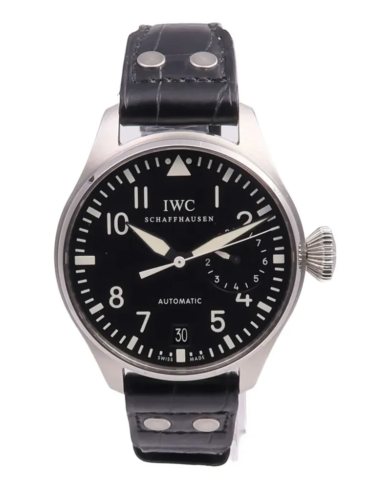 IWC Big Pilot 7Days Power Reserve 46mm watch - Schwarz Schwarz