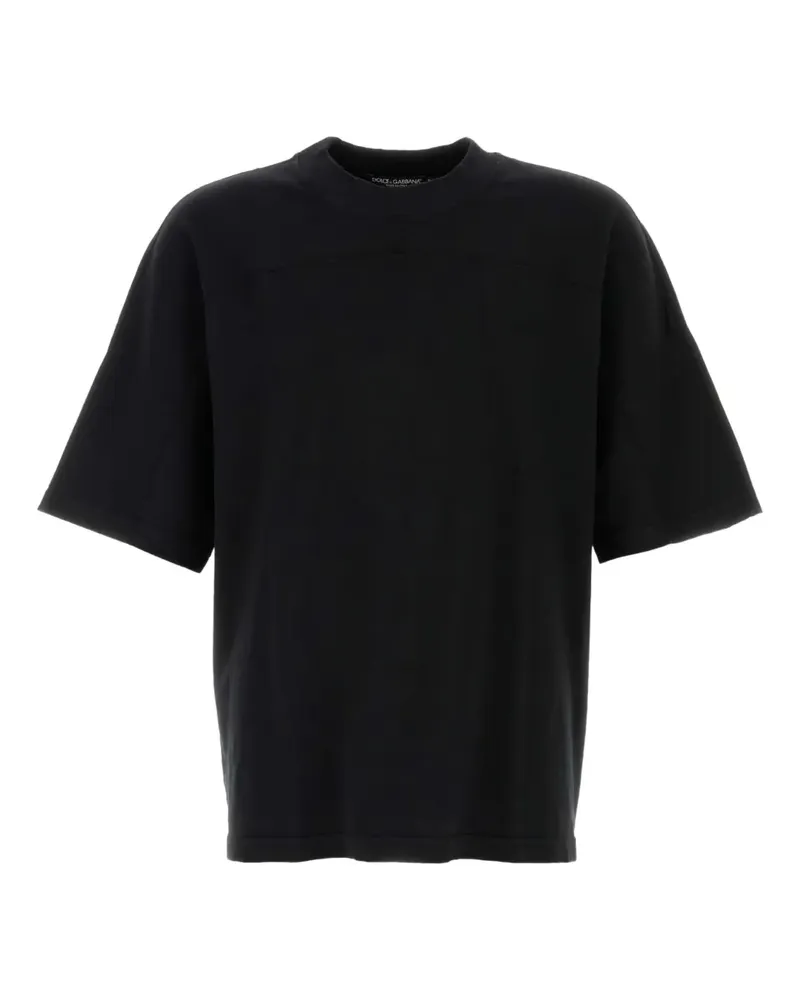 Dolce & Gabbana Klassisches T-Shirt - Schwarz Schwarz