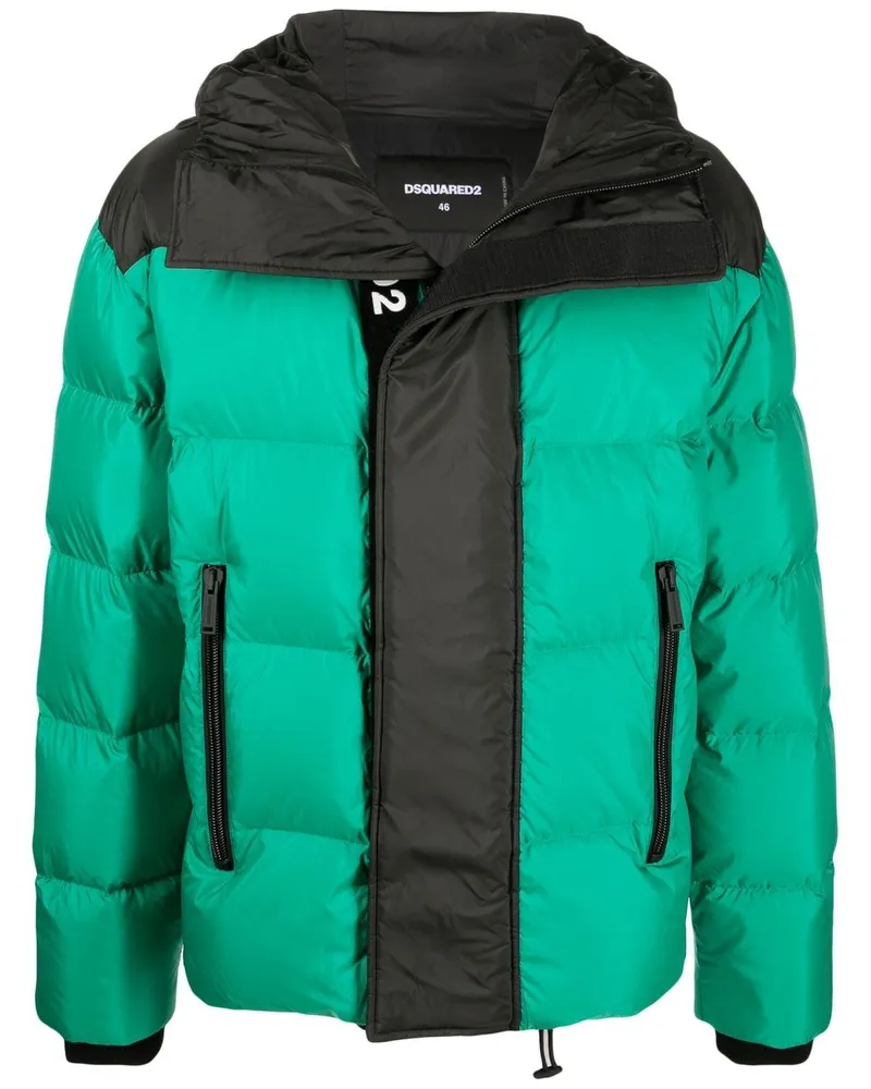 Dsquared2 Gefütterte Kapuzenjacke - Grün Grün