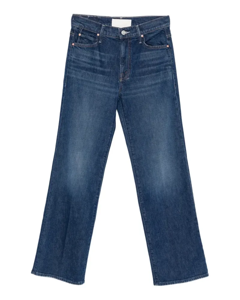 Mother faded-effect whiskered jeans - Blau Blau