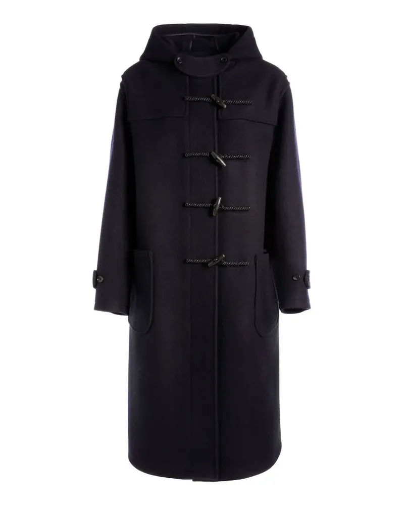 Bally Dufflecoat mit Kapuze - Blau Blau