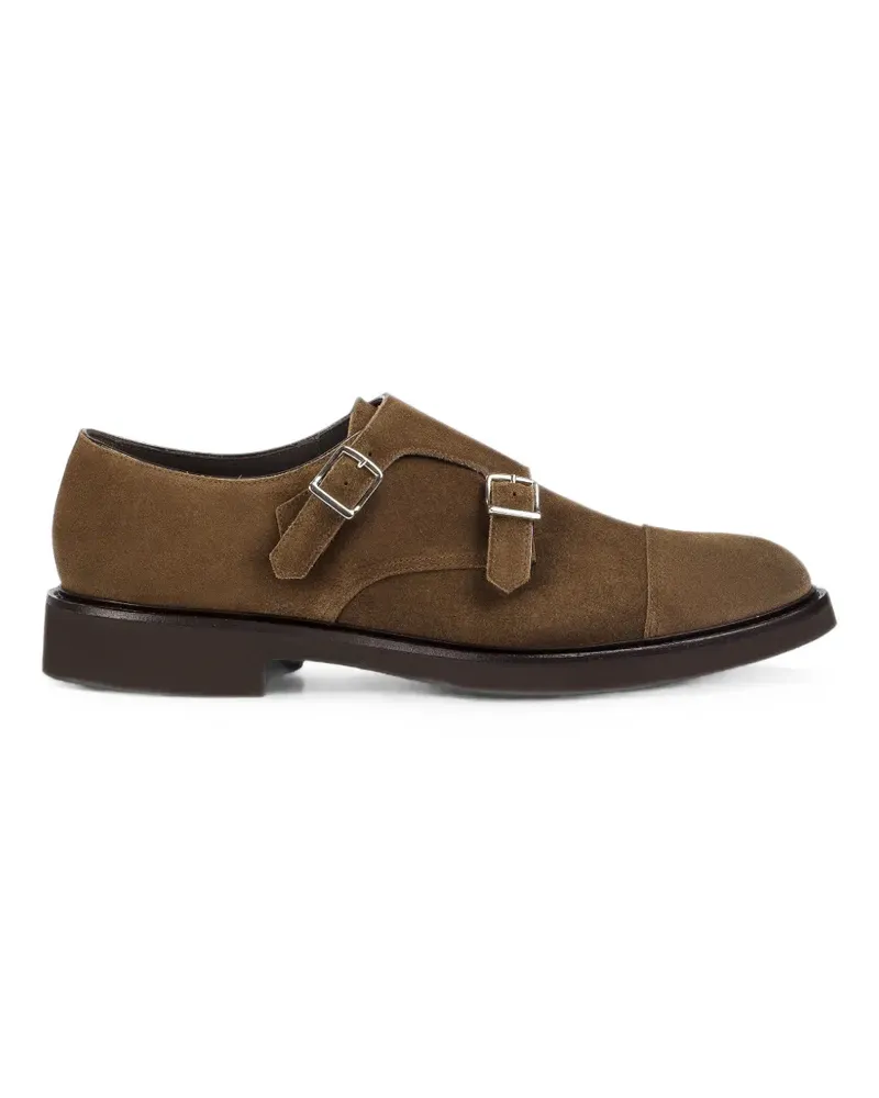 Doucal´s double-buckle monk shoes - Braun Braun