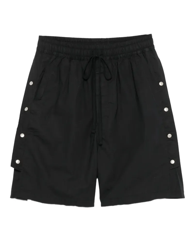 THOM KROM press-stud drawstring shorts - Schwarz Schwarz
