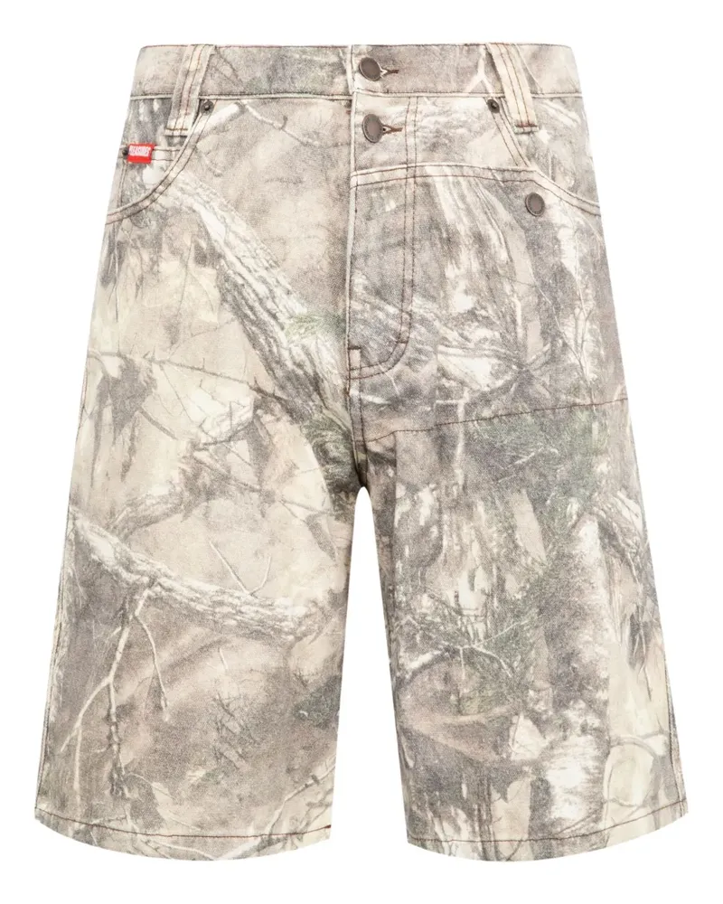 PLEASURES canvas hunt shorts - Nude Nude