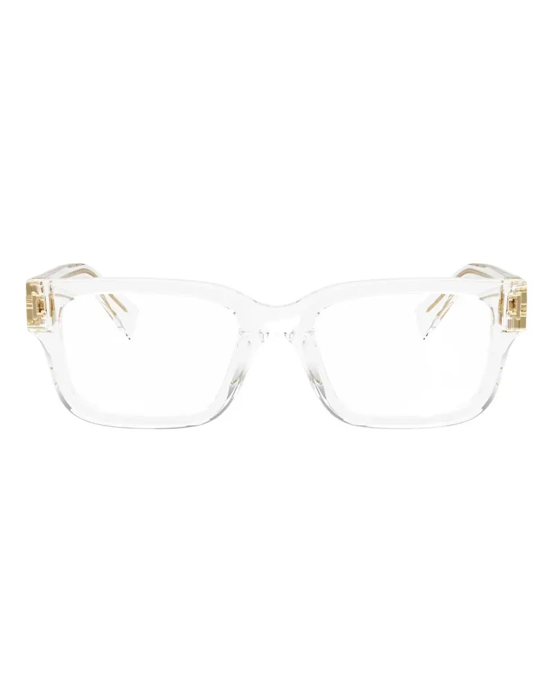 Miu Miu Brille mit eckigem Gestell - Weiß Weiß