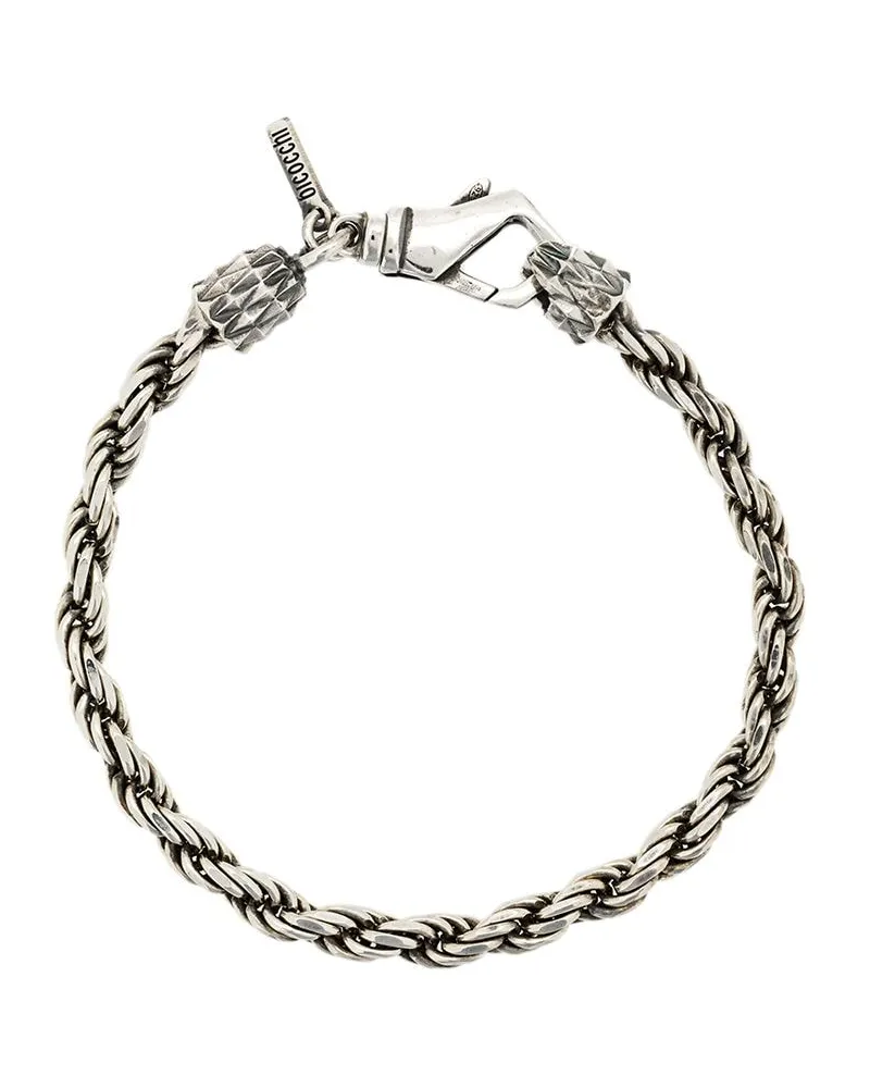 Emanuele Bicocchi Klassisches Kettenarmband - Silber Silber