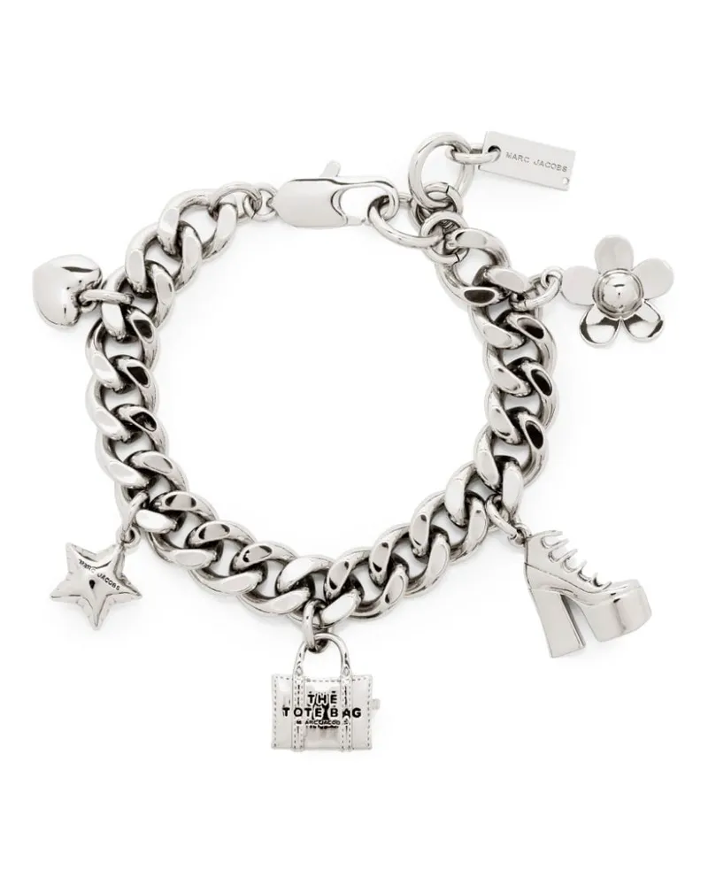 Marc Jacobs Mini Icon Armband mit Anhänger Silber