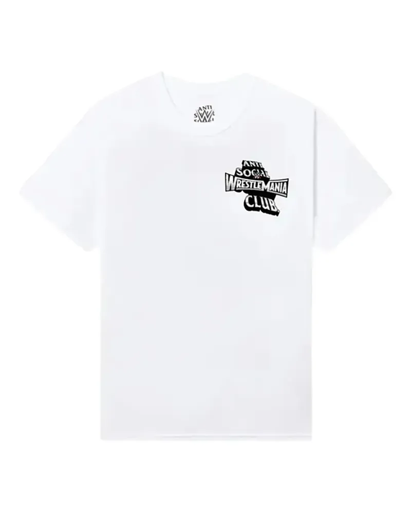 Anti Social Social Club x WWE Wrestlemania T-shirt - Weiß Weiß