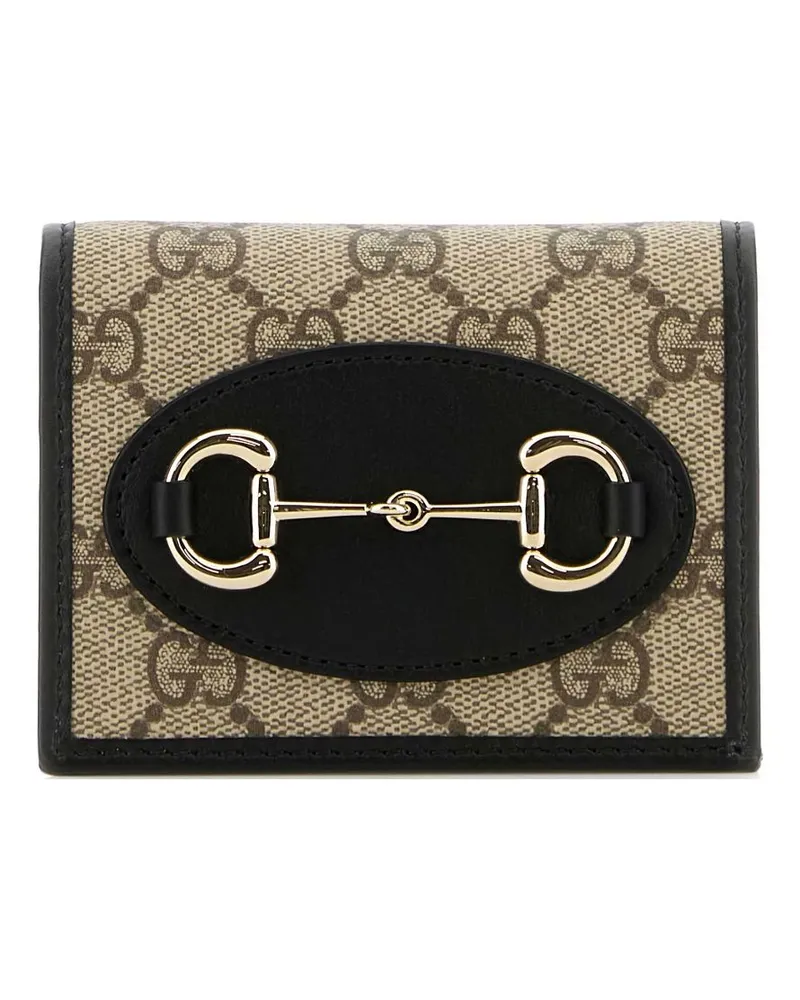 Gucci GG Supreme Horsebit Portemonnaie - Nude Nude