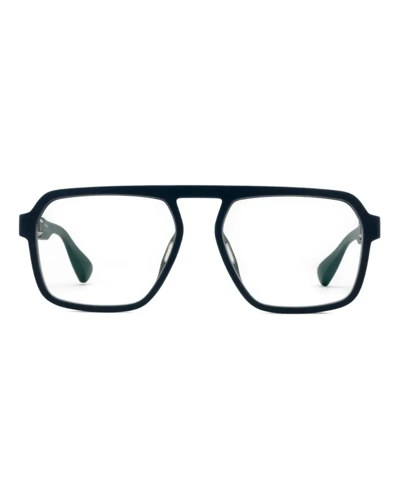 Mykita Leto Brille mit eckigem Gestell - Blau Blau